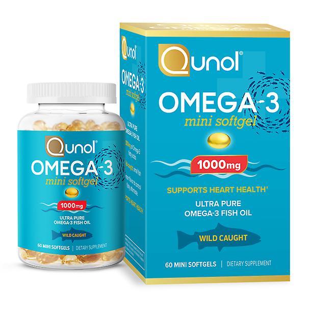 Qunol 1000mg omega-3 60ct (rybí olej) - mini on Productcaster.