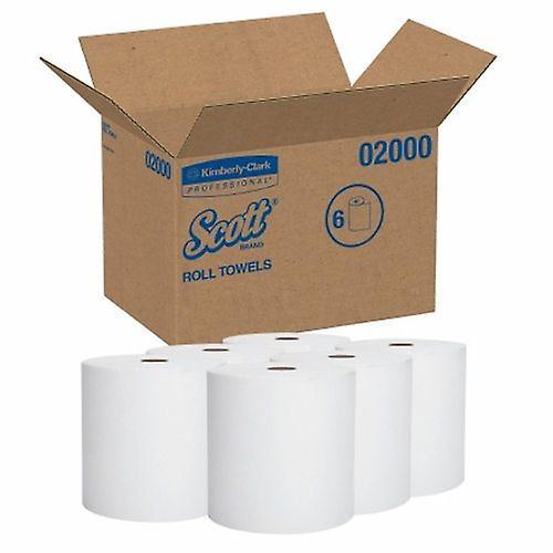 Kimberly Clark Paper Towel Scott Hardwound Roll 8 Inch X 950 Foot, Count of 6 (Pack of 1) on Productcaster.