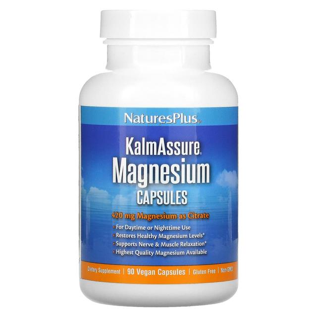 Nature's Plus NaturesPlus, KalmAssure, Magnesium, 140 mg, 90 Vegan Capsules on Productcaster.