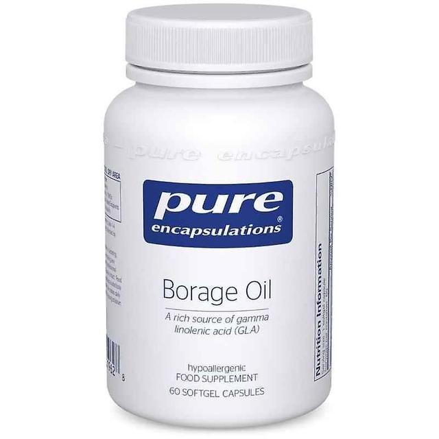 Pure Encapsulations Purificadores Borage Óleo Softgels 60 on Productcaster.