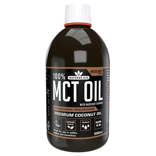 Natures Aid Nature's Aid 100% MCT Oil Hazelnut 500ml (153300) on Productcaster.