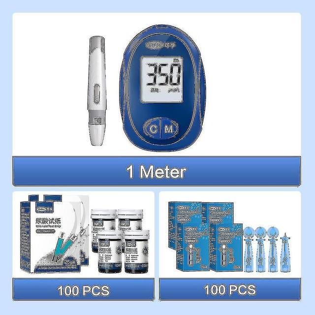 brand-new Luiwoon Uric Acid Detector Household High-Precision Medical Test Paper Gout Self-Examination Instrument For Detecting Uric Acid 100pcs on Productcaster.