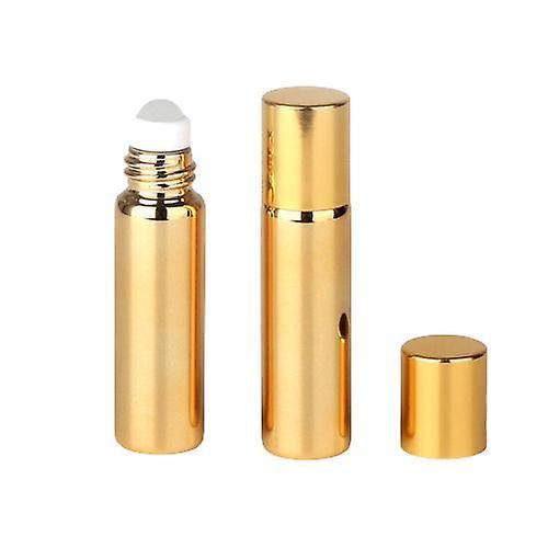 50Stück/Lot 5ml ätherische Ölflaschen UV-Glas Parfümflasche ätherisches Öl Probenflaschen leerer Behälter Gold on Productcaster.