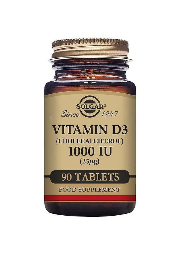 Solgar vitamín D3 (cholekalciferol) 1000iu (25ug) 90 tablets on Productcaster.