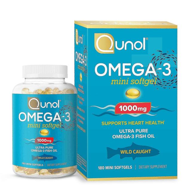 Qunol mini omega-3 doplnky rybieho oleja, 180 ea on Productcaster.