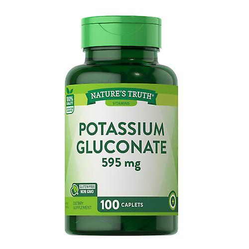 Nature's Truth Nature'S Truth Potassium Gluconate Caplets,595 Mg,100 Caps (Pack of 1) on Productcaster.