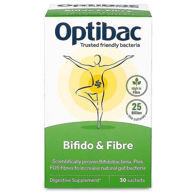 Optibacin bifidobakteerit ja kuitupussit 30 on Productcaster.