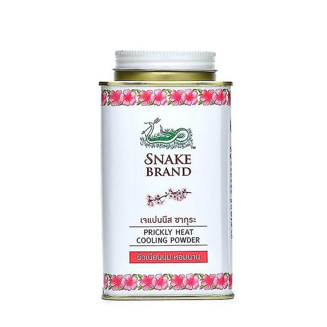 SML Jinzhaolai Snake Brand Prickly Heat Talcum Cooling Powder Refreshing And Soothing Relieving Itching Antiperspirant Underarm 140g Blue on Productcaster.