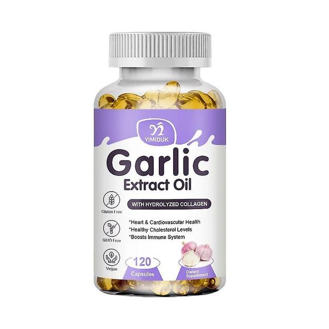 Visgaler Garlic Oil Capsules Lowering Cholesterol Boosts Immunity Improves Support Cardiovascular Brain Health Balance Blood Sugar Detox 1 Bottles ... on Productcaster.