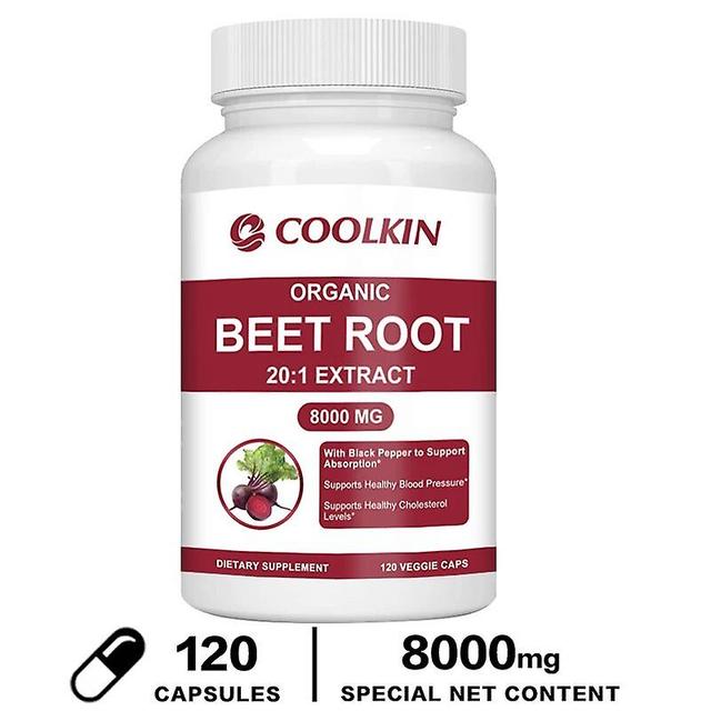 Vorallme Organic Beetroot Supplement 8000 Mg 120 Capsules on Productcaster.