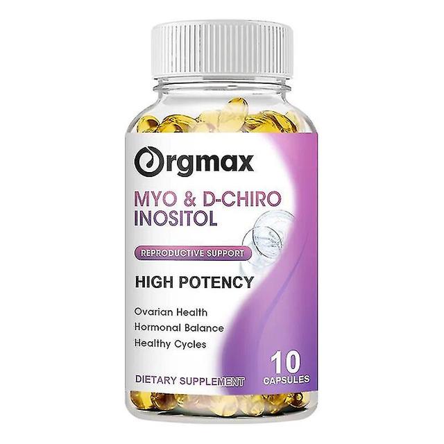 Inositol og D-chiro Inositol kapsler For kvindelige hormon balance & Sund ovariefunktion Støtte kvindelige fertilitet kosttilskud 10 pcs on Productcaster.