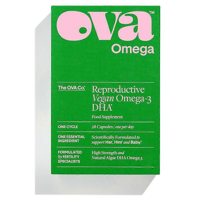 OVA OVAOmega Reproductive Vegan Omega-3 DHA Capsules 28 on Productcaster.