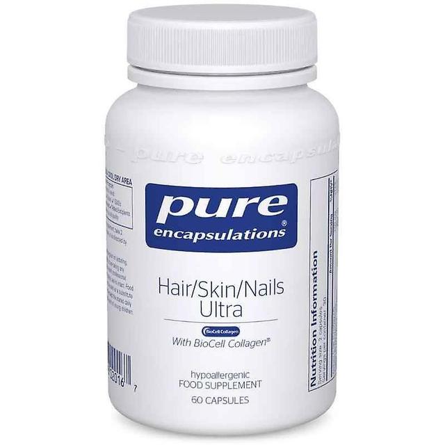 Pure Encapsulations Hair Skin Nails Ultra Capsules 60 on Productcaster.