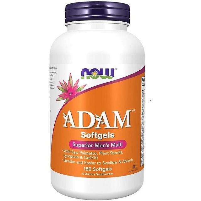 NOW Foods NU Fødevarer ADAM multivitamin til mænd softgels 180 on Productcaster.