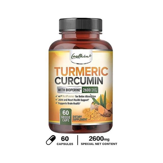 Vorallme Turmeric Curcumin 95% 2600 Mg With Piperonine Black Pepper Extract 60 Capsules on Productcaster.