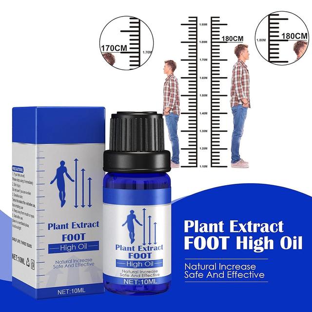 Wtowin Height Growth Oil, Peak Height Booster Foot Acupoint Massage Oil Natural Growth Stimulant For Adolescent Bone Growth, Height Increase Oil 2p... on Productcaster.