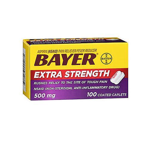 Bayer Aspirin analgésique / Réducteur de fièvre, 500 mg, 100 comprimés (Pack de 1) on Productcaster.