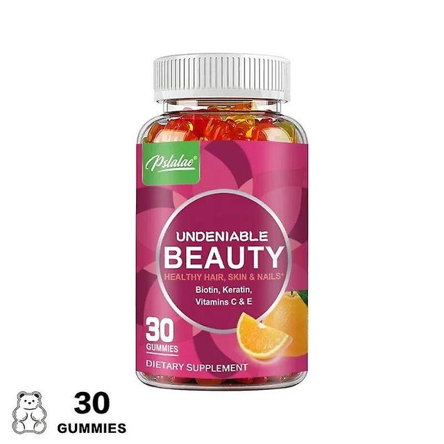 Eccpp Beauty Gummies, Biotin And Keratin Hair Skin Nails Vitamins 30 Gummies on Productcaster.