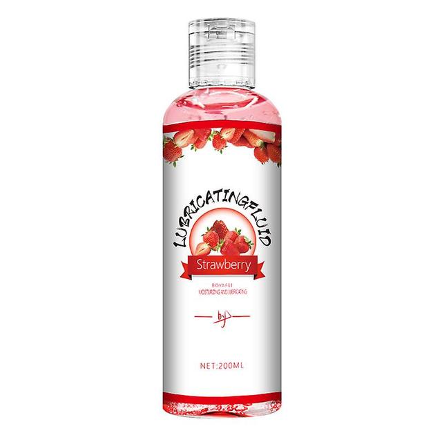 Cumdel 200ml Ludzki smar o smaku owocowym Przenośny rozpuszczalny w wodzie olej smarowy Nawilżający pochwę Strawberry Flavor on Productcaster.