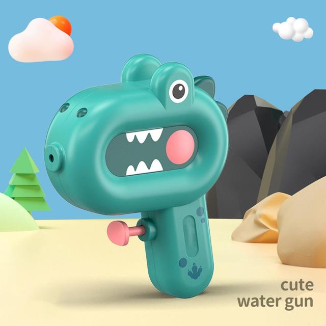 Cartoon High Pressure Spray Toys Lightweight Portable Shooting Tool For Beach Green Dinosaur on Productcaster.