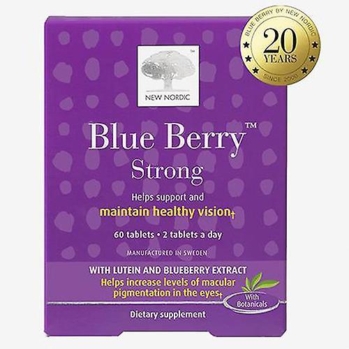 New Nordic US Inc Blue Berry Strong to Strengthen the Vision, 60 Tabs (Pack of 2) on Productcaster.