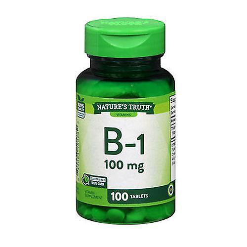 Nature's Truth B-1,100 Mg,100 Tabs (Pack of 2) on Productcaster.