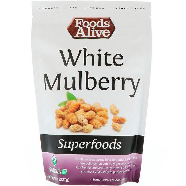 Foods Alive, Superfoods, White Mulberry, 8 oz (227 g) on Productcaster.