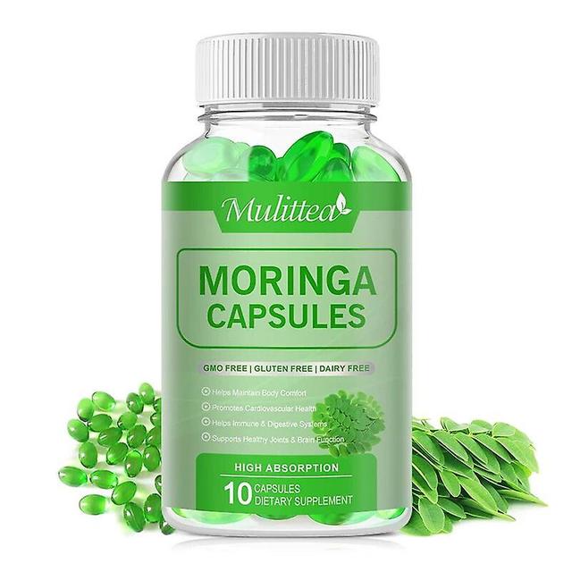 Naturalna witamina w kapsułkach Moringa pomaga w metabolizmie energetycznym i detoksykacji dla zdrowia całego ciałaTIB TIB. 10SZT. on Productcaster.