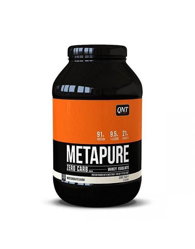 QNT Metapure Zero Carb Fettfreies Molkenproteinisolat Muskelpulver Weißer Choc 908g on Productcaster.