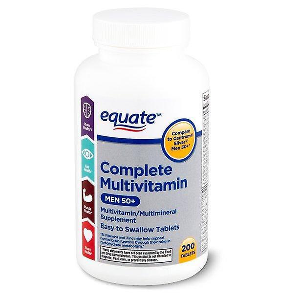 Equate complete multivitamin/multimineral supplement, men 50+, 200 count on Productcaster.