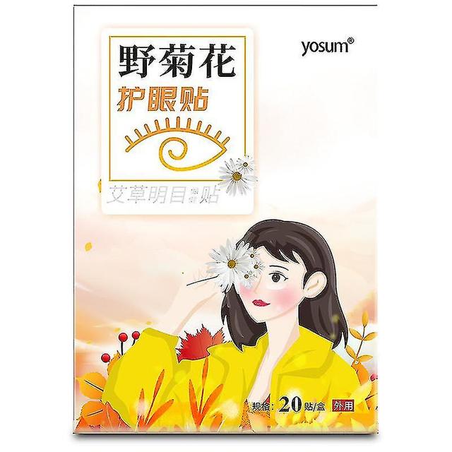 Honeysuckle Eye Patch For Amblyopia, Eye Fatigue, Ice Application To Relieve Eyesight And Reduce Dark Circles Wild chrysanthemum on Productcaster.