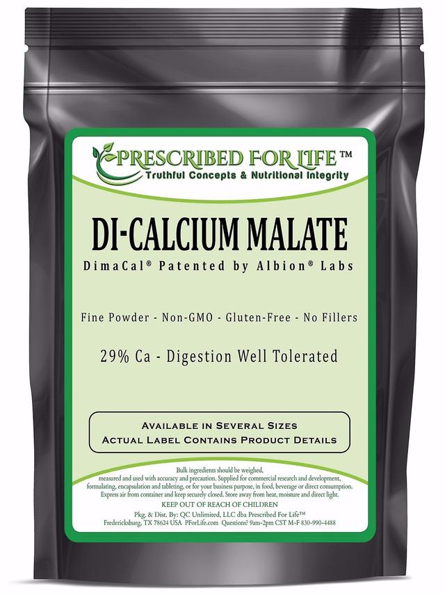 Calcio-polvo de malato de dicalcio puro-29% CA-DimaCal por Albion 2 kg (4.4 lb) on Productcaster.