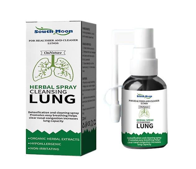 HKLXSM Clear Revive Organic Herbal Lung Cleanse & Throat Relief Mouth Spray on Productcaster.