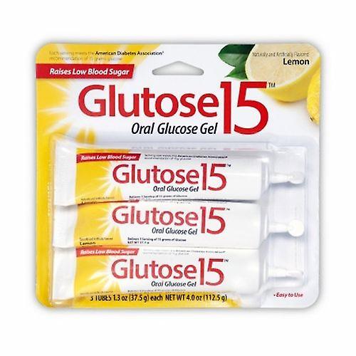 Perrigo glukostillskott glutos 15 3 per förpackning gel citronsmak, antal 3 (förpackning med 2) on Productcaster.