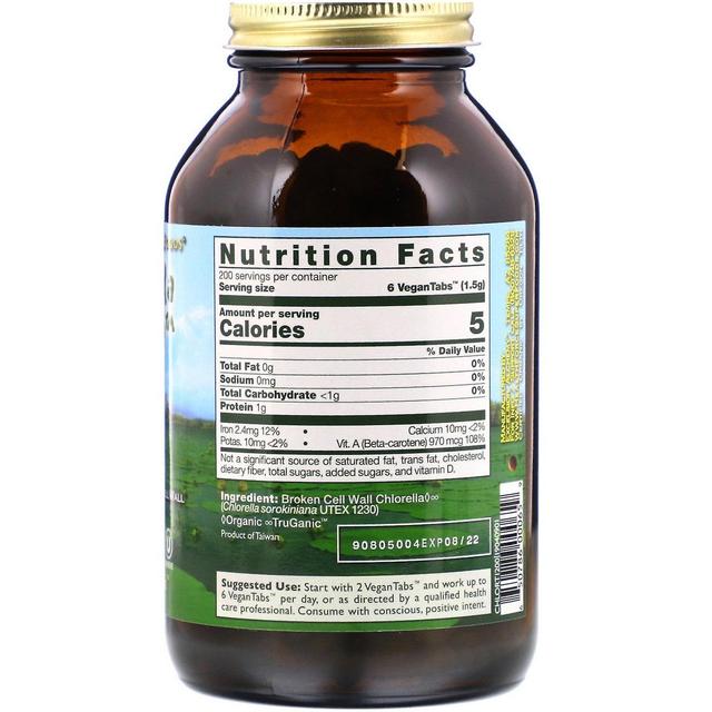 HealthForce Superfoods, Chlorella Manna, 1200 VeganTabs on Productcaster.