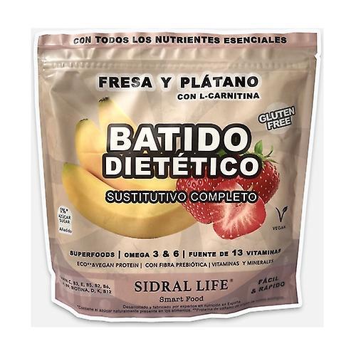 Sidral life Strawberry-Banana Diet Smoothie 600 g (Strawberry - Banana) on Productcaster.