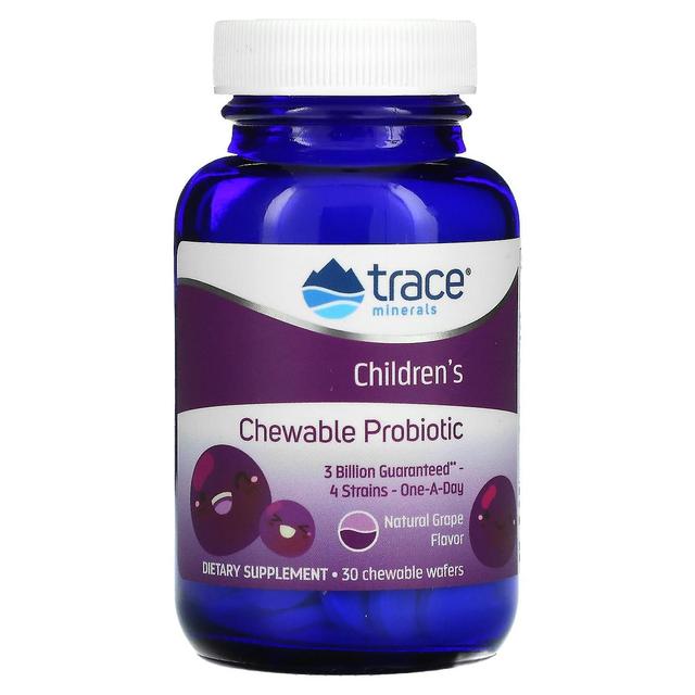 Trace Minerals Spurenelemente , Kinderkau-Probiotikum, Concord-Traube, 30 Kautabletten on Productcaster.