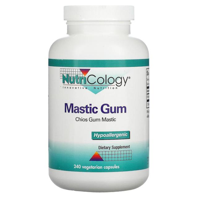 Nutricology, Mastic Gum, 240 Vegetarian Capsules on Productcaster.