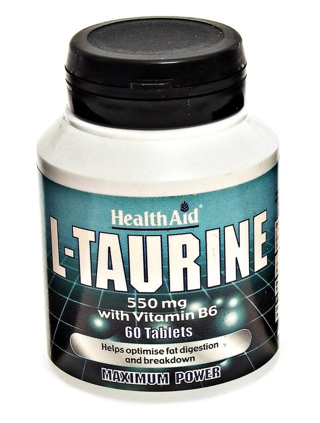 Health aid l-taurine 550mg with vitamin b6 60's on Productcaster.