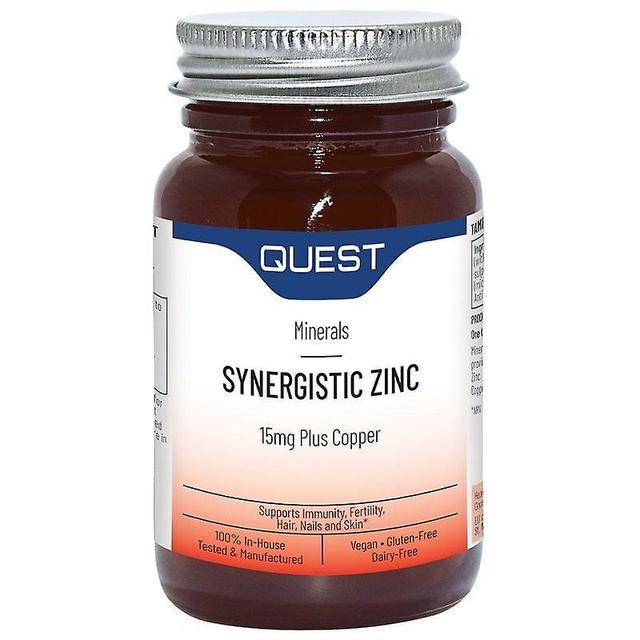 Quest Vitamins Quest Vitamine Synergistische Zink Tabs 90 (601383) on Productcaster.