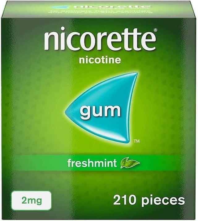 Nicorette Gum Freshmint 4mg Nikotiinipurukumi Lopeta tupakointi on Productcaster.