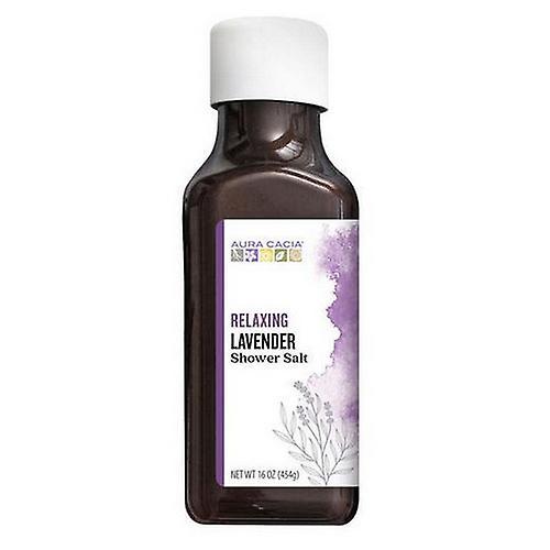 Aura Cacia Shower Salt, Relaxing Lavender 16 Oz (Pack of 1) on Productcaster.