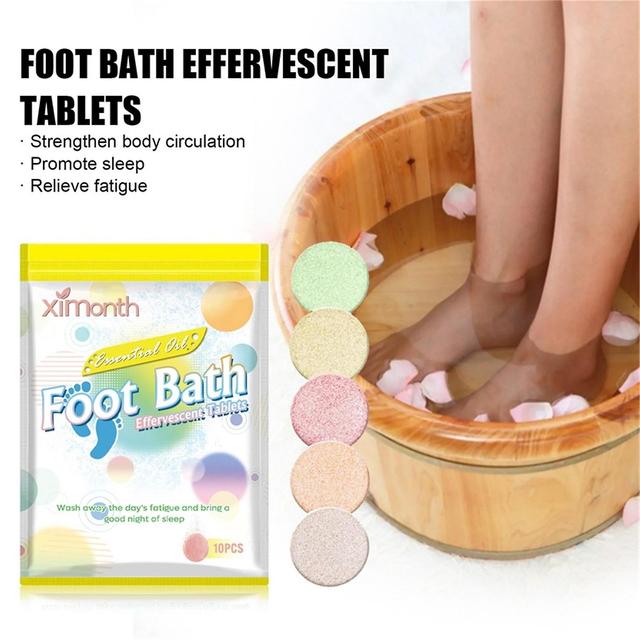 Gaoguang Essential Oil Footbath Effervescent Tablets, 2023 Newest Footbath Effervescent-tablets,essential Oil Foot Bath Soak Bath Essential-help A on Productcaster.