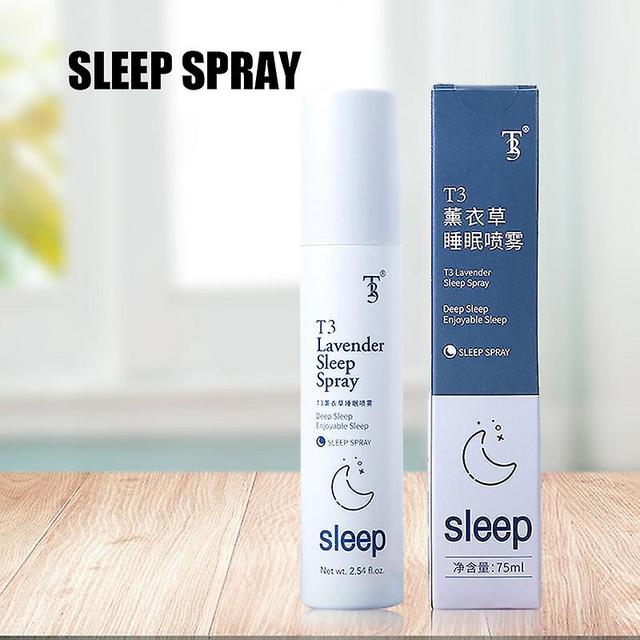 75ml Lavender Sleeping Spray Improve Insomnia Easy To Use Sleeping Aid Natural Plant Extract Stress Relieve Spray A on Productcaster.