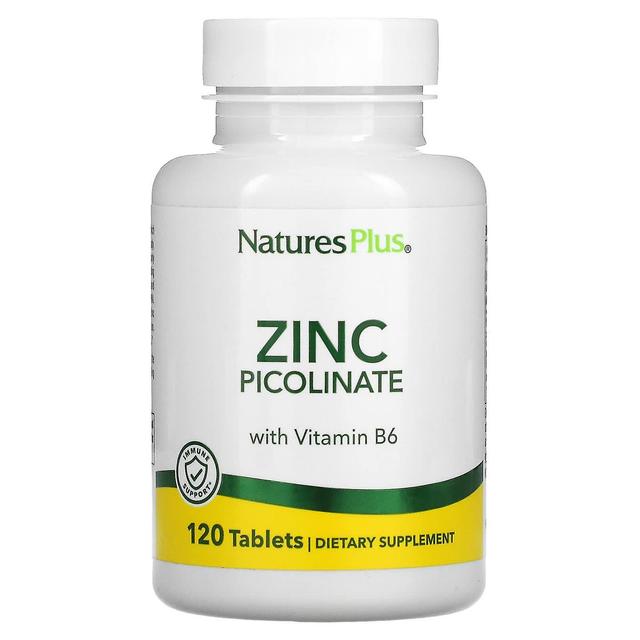 Nature's Plus NaturesPlus, zinkpicolinat med vitamin B6, 120 tabletter on Productcaster.