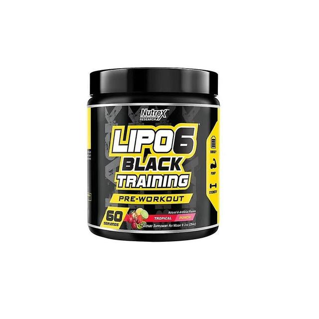 Nutrex lipo-6 black training, tropical punch, powder, 264g 16358 on Productcaster.