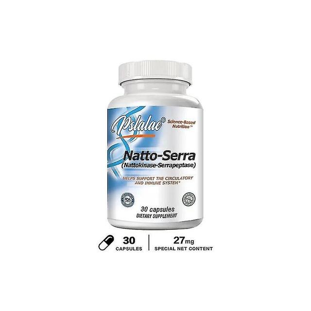 Premium Nattokinase Serine Peptidase Supports A Healthy Immune System 120 Vegetarian Capsules Gluten-free, Non-gmo 30 Capsules on Productcaster.