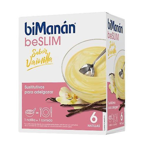 biManán Vanilla custard 6 packets of 50g on Productcaster.