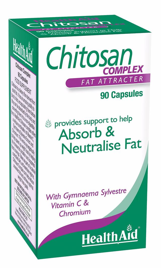 Health Aid Chitosan Complex (Fat Attractors), 90 Capsules on Productcaster.