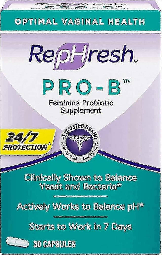 Rephresh pro-b probiotic feminine supplement, capsules, 30 ea on Productcaster.